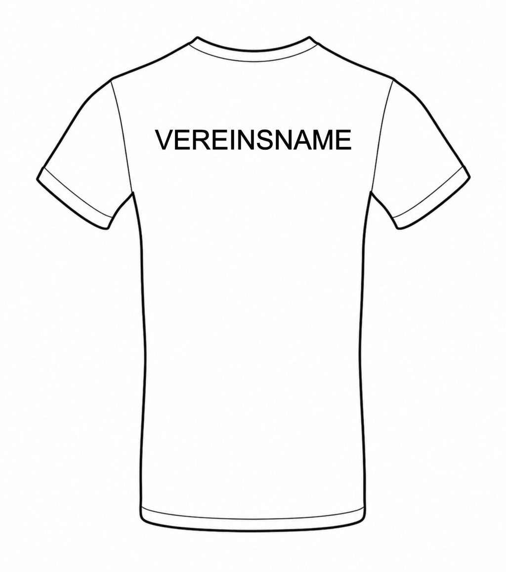 Rücken Textildruck Vereinsname Textildruck Kiel